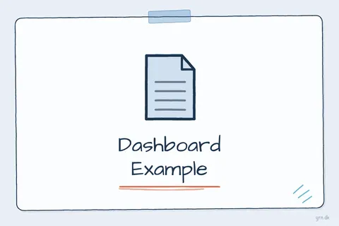 Illustrated infographic summarizing: Dashboard Example