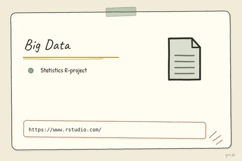 Illustrated infographic summarizing: Big Data