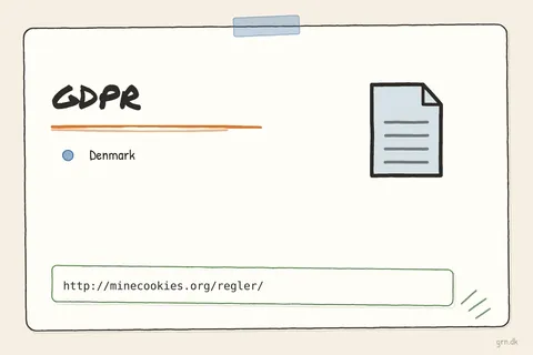 Illustrated infographic summarizing: GDPR