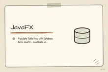Illustrated infographic summarizing: JavaFX